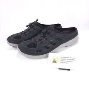 Ecco Casual Slip On Outdoor Mule Shoe Womens Size 7.5 38 Black White